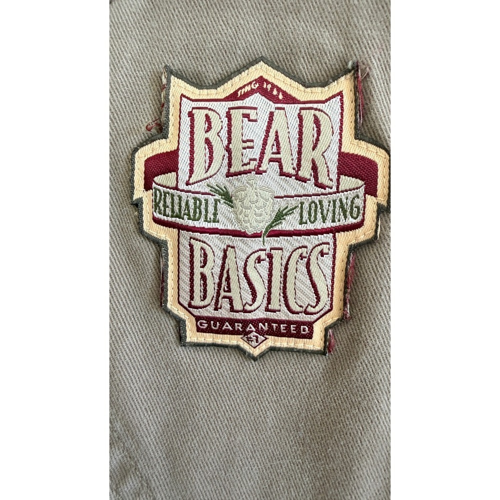 Disney Catalog Vintage Winnie the Pooh Embroidered Overalls Tan Brown Women S - Picture 7 of 16